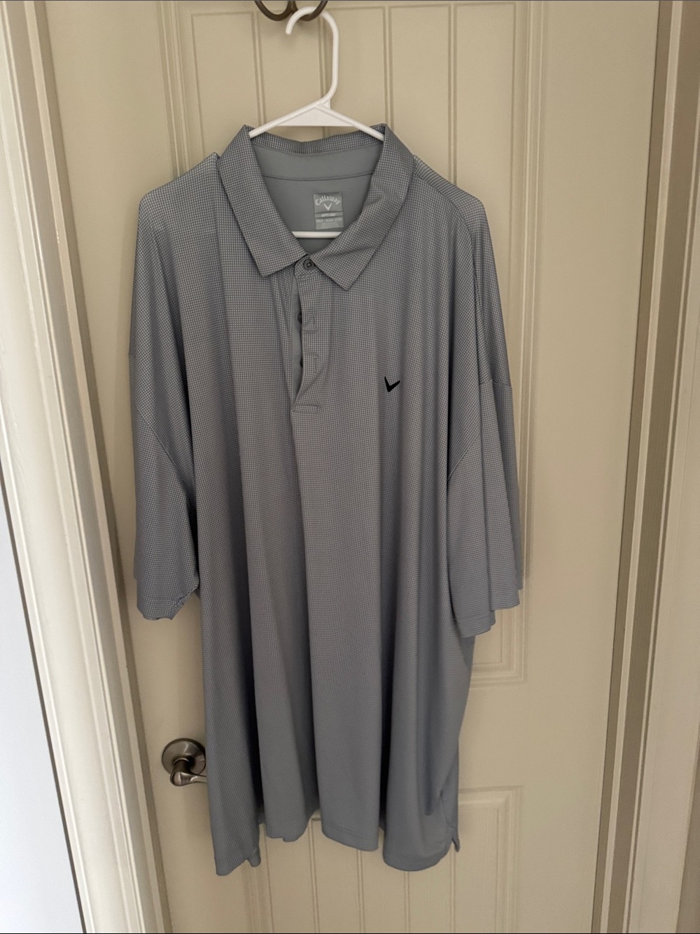 Callaway Light Gray Micro-Pattern Performance Polo - Picture 4 of 4